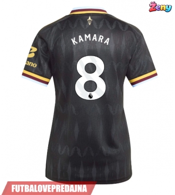 Lacne Ženy Futbalové dres Aston Villa Boubacar Kamara #8 2026-27 Krátky Rukáv - Preč